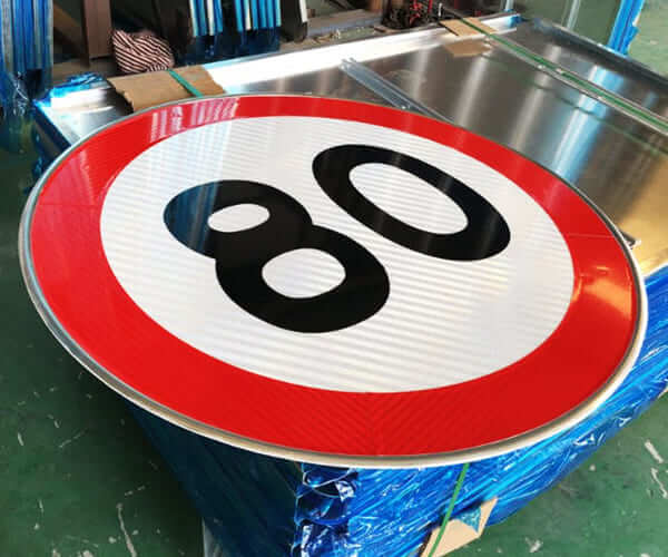 Panneaux routiers Disque en aluminium d'occasion